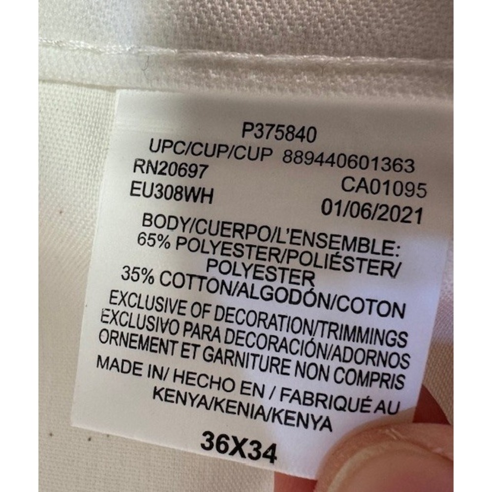 Dickies White Men's Cargo Pants - Picture 7 of 7